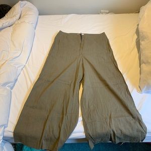 Babaton linen wide leg pant